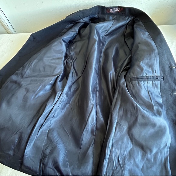 Best Boy Nautical Navy Italy Style Formal Suit Jacket Costume - Picture 9 of 14